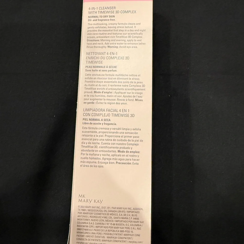 Mary Kay Timewise 4-in-1 Cleanser Normal to Dry Skin New in Box